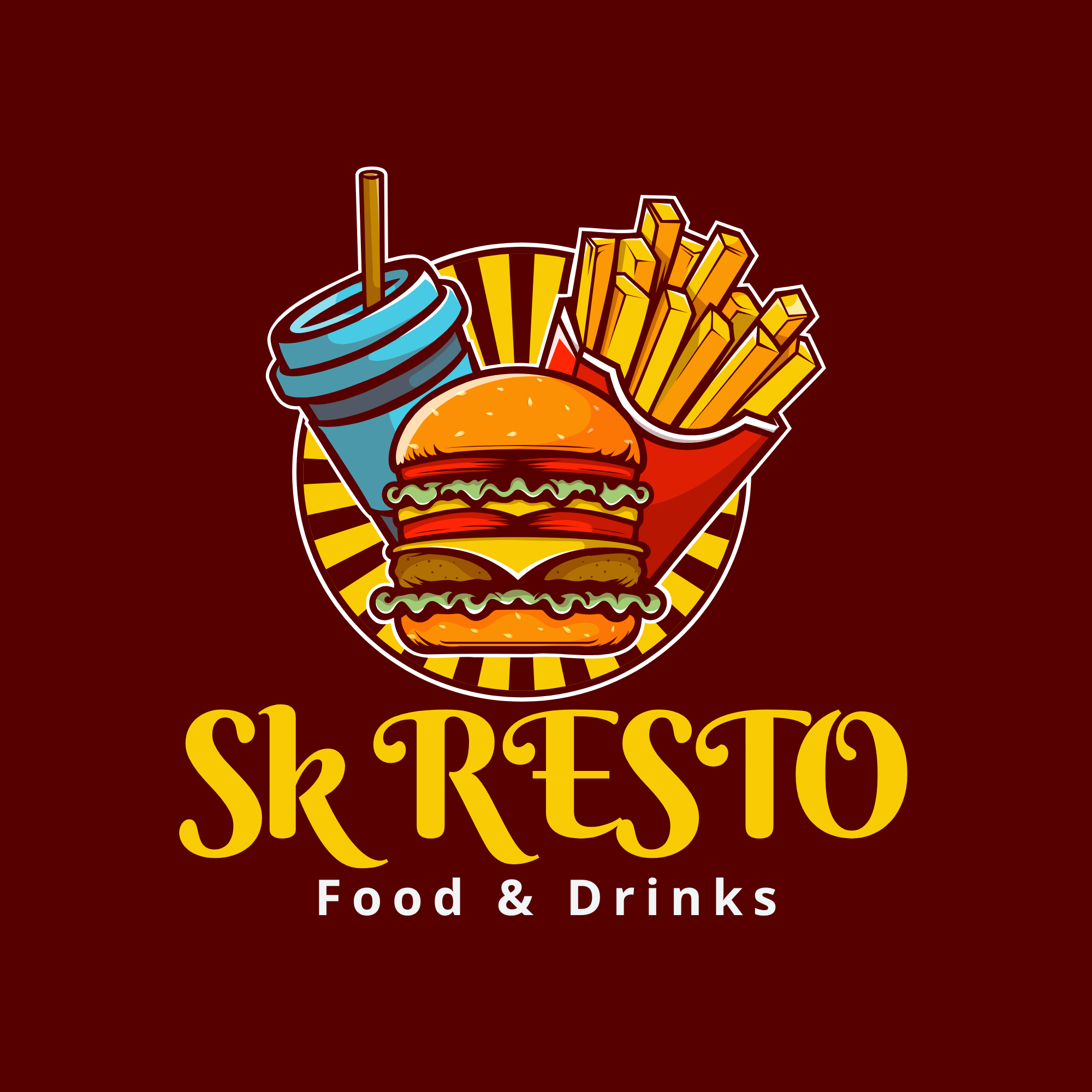 Restaurant Food & Drinks Logo